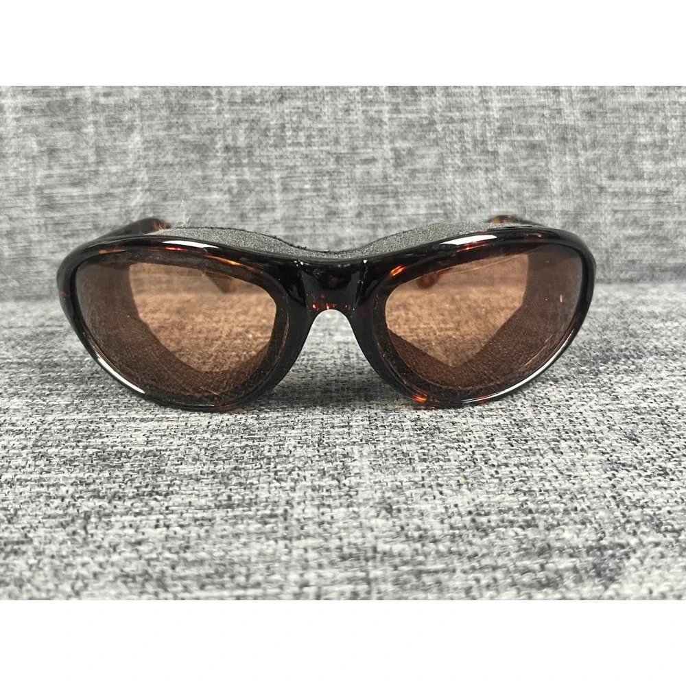 Panoptx Cyclone Tortoise Shell Wrap Sunglasses Wind Foam Seal Copper Lens Mens